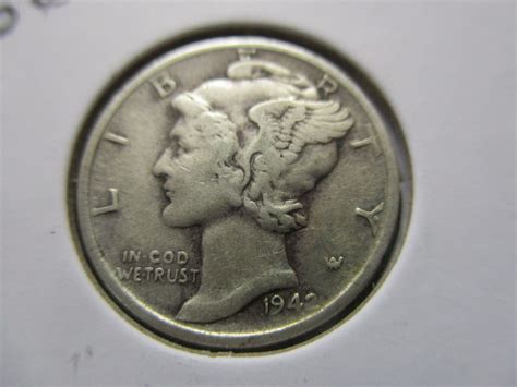 1942 Mercury Dime. Item: 10 M42-24. - For Sale, Buy Now Online - Item ...