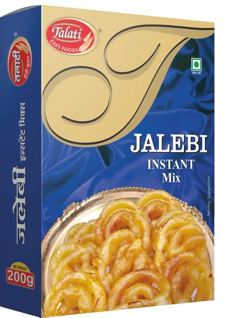 Talati Instant Mix Jalebi Premix, 200g Pack, Mouth-Watering Indian ...