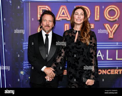 Eddie Vedder, left, and wife Jill Vedder attend the SNL50: The ...