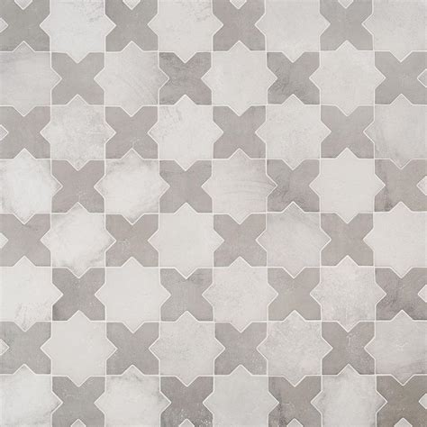 Malta Star & Cross Porcelain Tile Matte 6x6 floors walls – WC Tiles