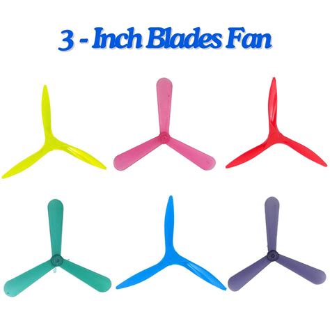 Buy DC Motor Transparent 3-Blade Fan for DIY | Makerbazar