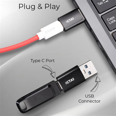 Zebronics CTA 1 - USB Type C to Type A Converter
