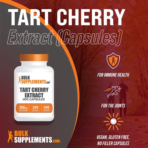 Tart Cherry Extract Capsules - Get Natural Relief