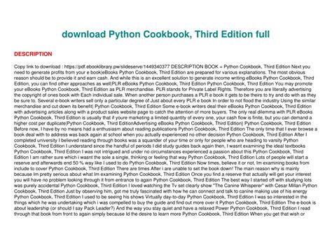 Image result for Python Cookbook