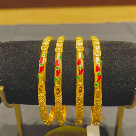CMR 37.522gms BANGLES 22K Yellow Gold – BangaruRani