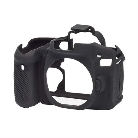 Silicone Protection Cover/Case for Canon 80D - Black : Amazon.in ...
