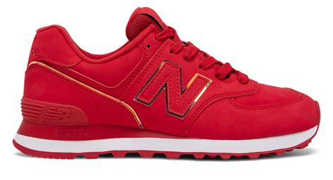 New Balance 574 Women Red