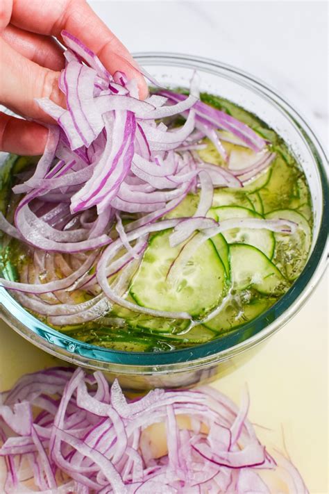 Indulge in the timeless flavors of old fashioned cucumber salad, a ...