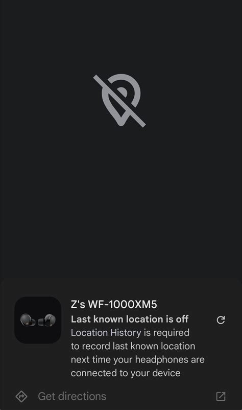 "Last known location is off" : r/SonyHeadphones