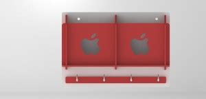 STIMULUS ACRYLIC TYPE WALL MOUNT MOBILE HOLDER WITH MULTIPURPOSE KEY ...