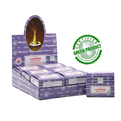 Satya Lavender Dhoop Cone 12 Cone ( HSN - 33074100 ) – Satya Incense