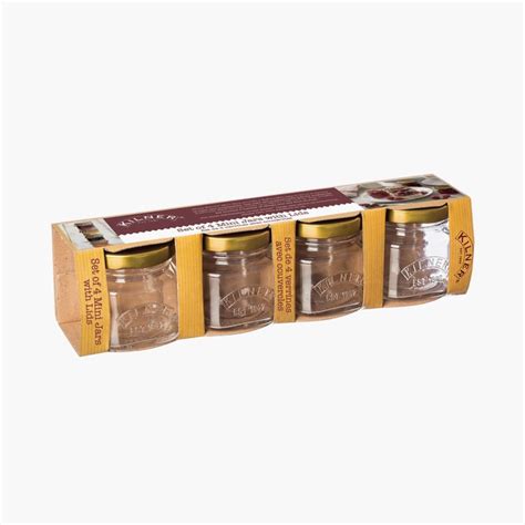 Buy KILNER Shot Jars with Lid - Set of 4 from Kilner at just INR 639.0