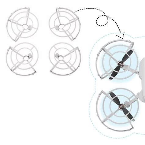 Propeller Guard 360 Degree Protection for DJI Mini 2 & Mavic Mini Dron ...
