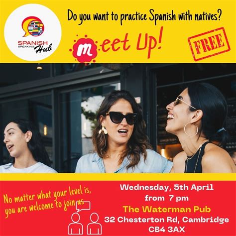 Cambridge Spanish Centre - Spanish Meet Up