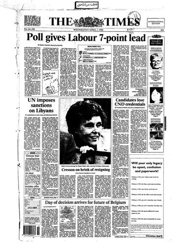 Top Stories UK 1992 的图像结果