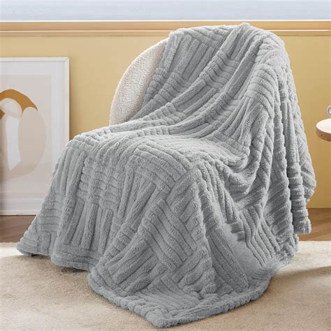 Amazon.com: Bedsure Grey Throw Blankets for Couch - Super Soft Blanket ...