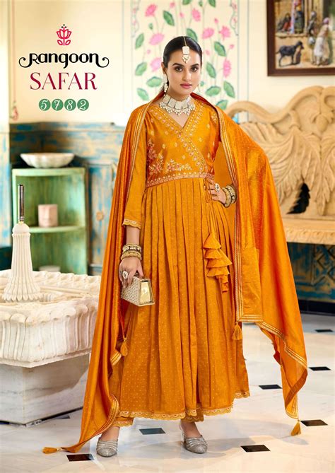 RANGOON SAFAR SILK ANARKALI STYLE READY MADE SUITS AT BEST ONLINE RATE ...