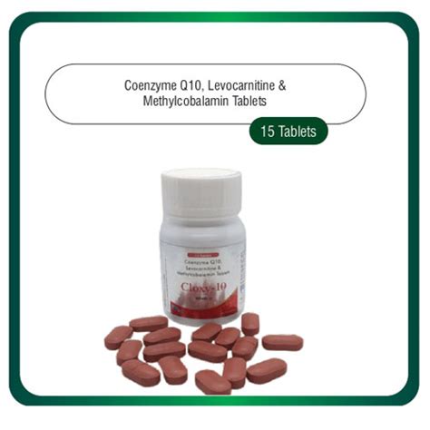 Coenzyme Q10 + Levocarnitine + Methylcobalamin Tablets Vatave Healthca