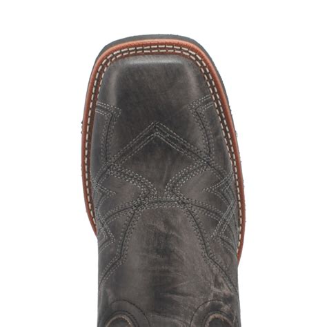 Buy Laredo Mens Axel Cowboy Boots Leather Black Online at Lowest Price ...