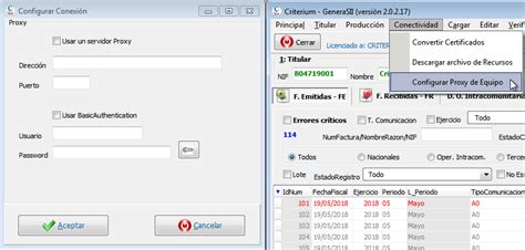 Configuración de proxy | Criterium Software y Servicios