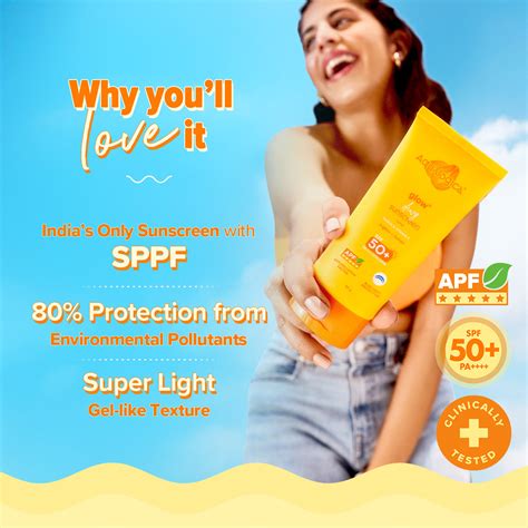 Glowing Sunscreen|Aqualogica Glow+ Dewy Sunscreen 80g