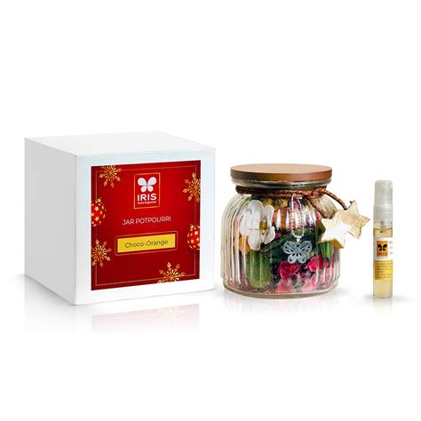 IRIS Jar Potpourri is a Combination of Dried Plant Material with Choco ...
