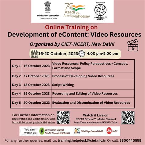 “Development of eContent: Video Resources” | Central Institute of ...