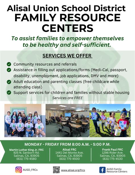 Family Resource Centers - Family Resource Centers - Alisal Union School ...