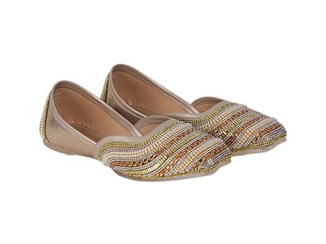 Ladies Flat Fancy Mojari Shoe 994244 – SREELEATHERS