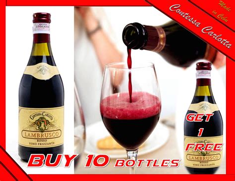 LAMBRUSCO RED WINE product of MLhuillier | Lazada PH