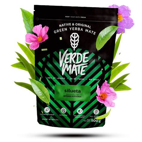 Verde Mate Green Silueta 0.5kg 500g  Silueta | Categories  Yerba Mate  Type of Yerba Mate ...