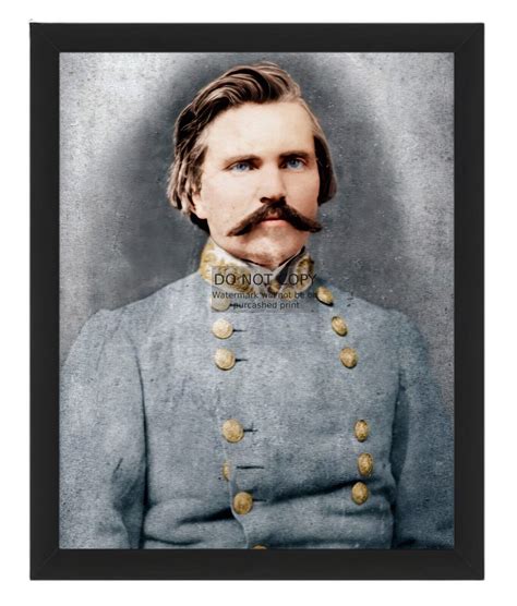 SIMON BOLIVAR BUCKNER CONFEDERATE CIVIL WAR GENERAL COLORIZED 8X10 ...