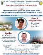 National Webinar on “Banana based Integrated Cropping and Farming ...