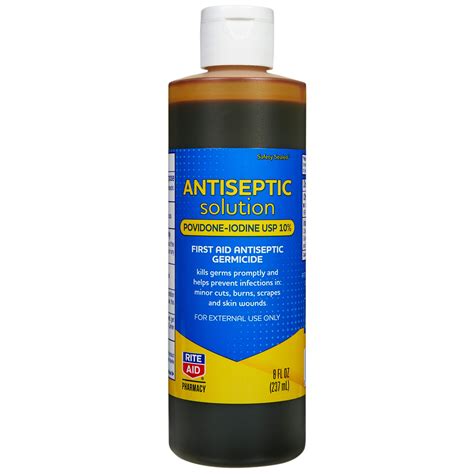 Buy Rite Aid Antiseptic Solution Povidone-Iodine USP 10% - 8 fl oz ...