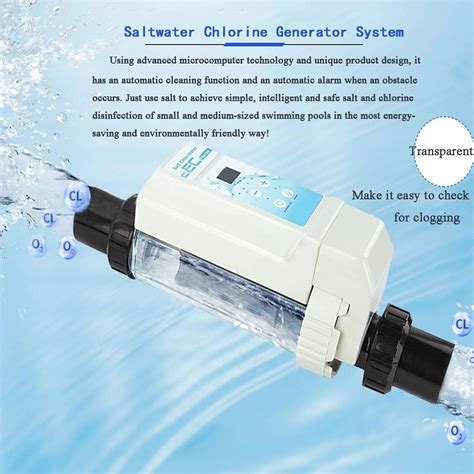 Saltwater Chlorine Generator System, EC12 Saltwater Pool System