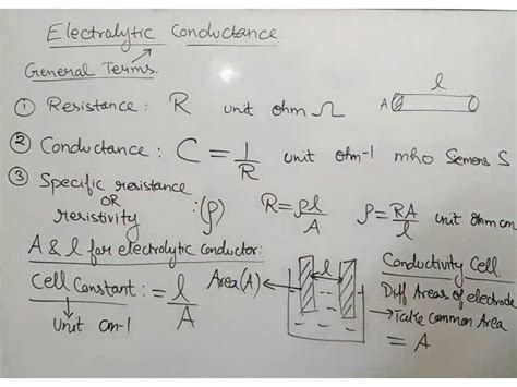 SOLUTION: Lecture 3 electrolytic conductance conductivity molar and ...