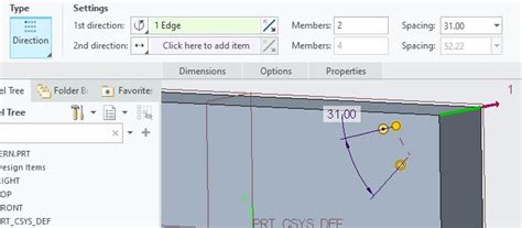 Creo Tutorial for Patterns Direction 的图像结果