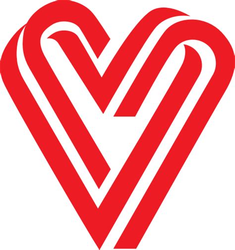 红色爱心丝带logo素材图片LOGO图标素材 - 标小智LOGO神器