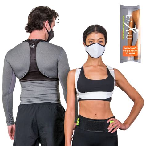 Buy Large , White : BAX-U Posture Corrector | UNISEX | Adjustable and ...