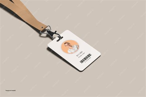 Premium PSD | Id card mockup