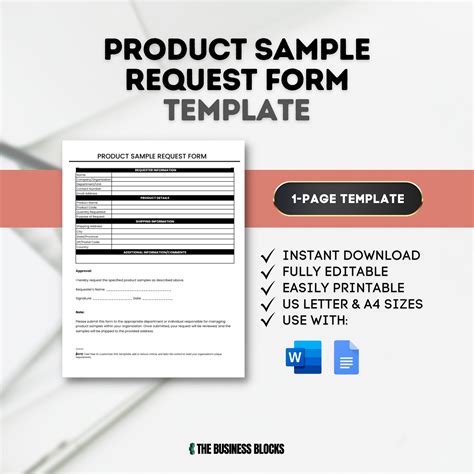 Image result for Product Sample Request Form