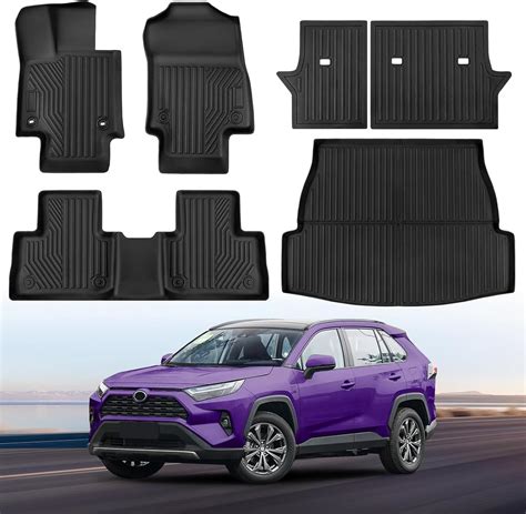 Amazon.com: TSLDRV Floor Mats for Toyota RAV4 2025 2024-2019 (Include ...