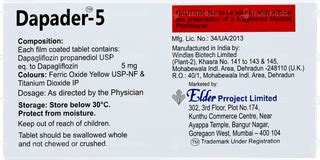 Dapader 5 MG | Order Dapader 5 MG Tablet Online at Truemeds