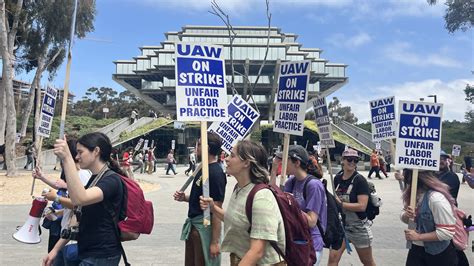 UCSD workers join union-led strike over response to Gaza protests - Axios San Diego