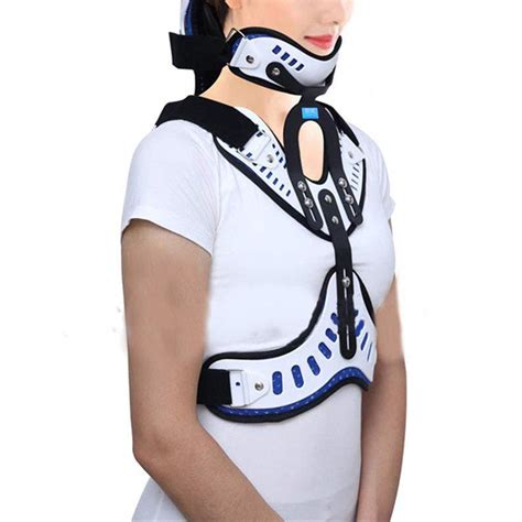 Buy Y.Back braces Head Neck Chest Orthosis Angle Adjustable Breathable ...