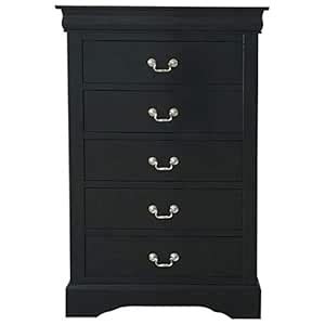 Shilpi Handicrafts Sheesham Wood Multipurpose Storage Unit (5 Drawers ...