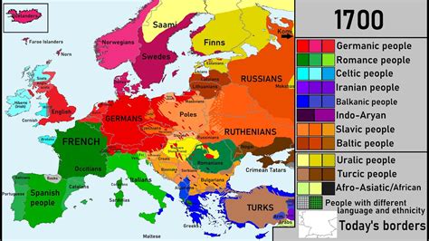 Ethnicity Map Europe