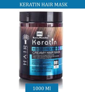 Keramoniks Keratin Hair Smoothing Hair SPA Nourishing Cream for Dry ...