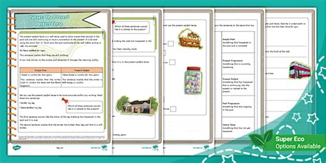 Tenses: The Present Perfect Tense (Ages 7 - 8)