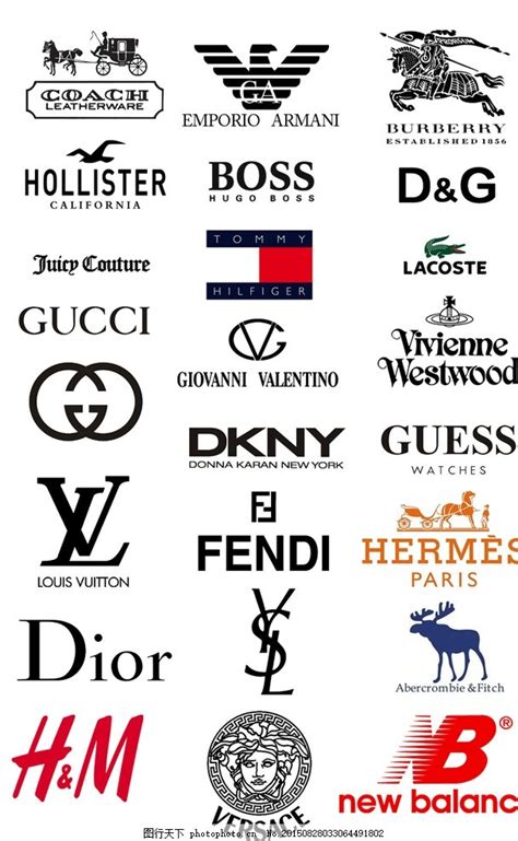 奢侈品品牌logo矢量图__企业LOGO标志_标志图标_矢量图库_昵图网nipic.com